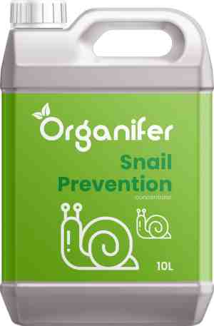 Foto: Snail prevention 10 liter concentraat voor 10 000m2 verjagende werking op slakken rupsen wild en gevogelte voorkom overlast en schade organifer