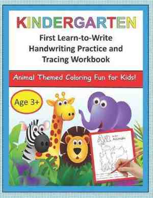 Foto: Kindergarten first learn to write handwriting practice and tracing workbook