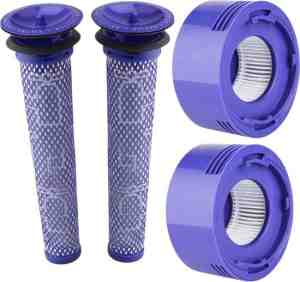 Foto: Peachfull premium stofzuiger filter   vervangingsfilter set voor dyson   stofzuiger onderdelen   5 delig   dyson v8 en v7