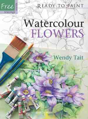 Foto: Ready to paint wtercolour flowers
