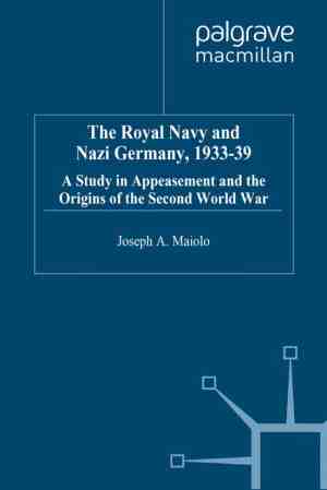 Foto: Studies in military and strategic history the royal navy and nazi germany 193339