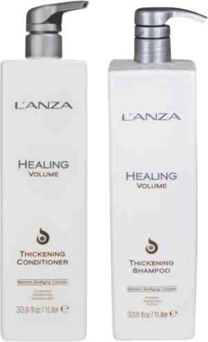 Foto: Lanza healing volume thickening 1000 ml shampoo lanza healing volume thickening 1000 ml conditioner