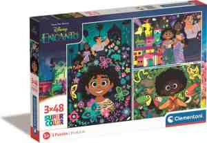 Foto: Clementoni kinderpuzzels   disney encanto 3 puzzels van 48 stukjes puzzel 4 jaar   25286