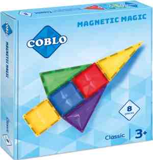 Foto: Coblo classic 8 stuks   magnetisch speelgoed   montessori speelgoed   magnetische bouwstenen   stem speelgoed   sint cadeau   schoencadeau   speelgoed 3 jaar tm 12 jaar