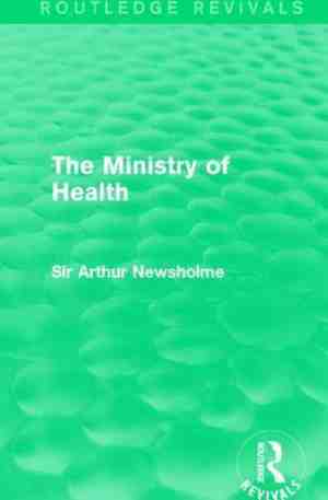 Foto: Routledge revivals the ministry of health routledge revivals