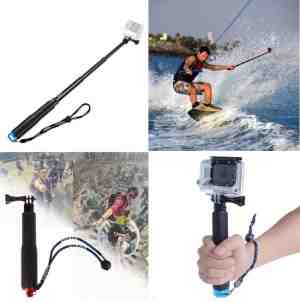 Foto: Waterproof universele action camera selfie stick   handheld selfie stok monopod pole mount geschikt voor de gopro hero 54321 cam