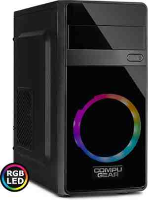 Foto: Compugear advantage x16   athlon   8gb ram   480gb ssd   rgb   desktop pc