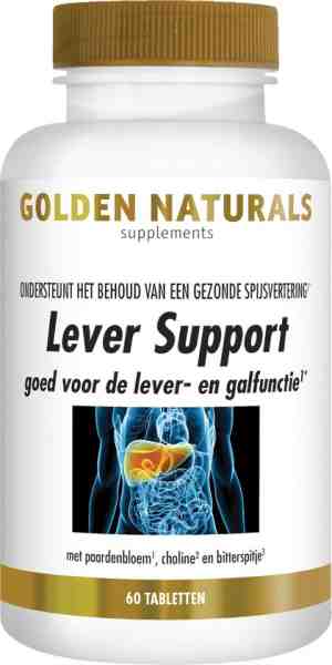 Foto: Golden naturals lever support 60 veganistische tabletten