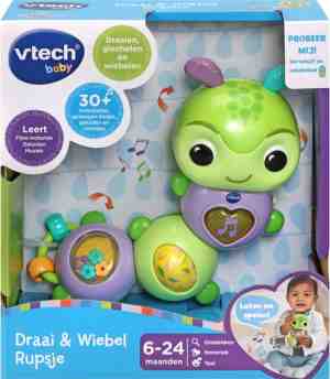 Foto: Vtech baby dierenvriendjes draai wiebel rupsje   interactieve activity center   educatief babyspeelgoed   sinterklaas cadeau   speelgoed 6 maanden tot 2 jaar