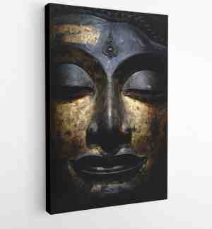 Foto: Canvas schilderij head of buddha ayutthaya style 16 th century 500 years ago national museum bangkok thailand 1144258574 80 60 vertical