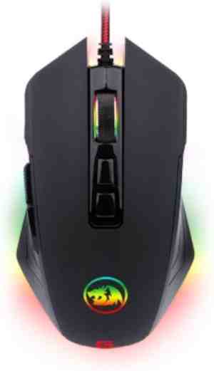 Foto: Redragon dagger m715 rgb gaming muis verstelbare dpi tot 10000 16 miljoen kleuren rgb 5 gebruikersprofielen 7 programmeerbare knoppen