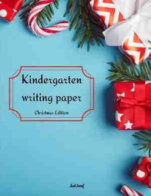 Foto: Kindergarten writing paper christmas edition