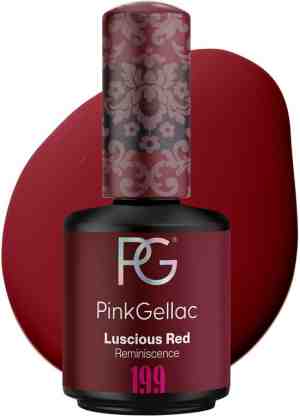 Foto: Pink gellac 199 luscious red gel nagellak 15 ml rode gellak gelnagels producten lak
