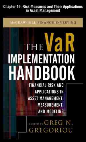 Foto: The var implementation handbook chapter 15   risk measures and their applications in asset management