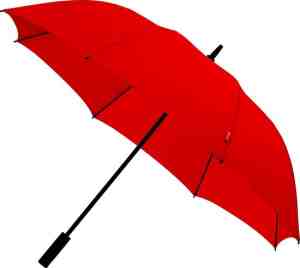 Foto: Falcone   golfparaplu   windproof   lichtgewicht   120 cm   rood