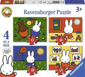 Foto: Ravensburger nijntje 4in1box puzzel   12162024 stukjes   kinderpuzzel