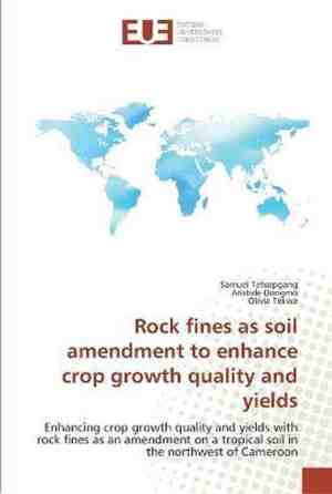 Foto: Rock fines as soil amendment to enhance crop growth quality and yields