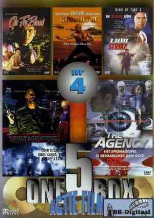 Foto: 1 box 5 actie films out for blood circuit ii lion strike hostage hotel the agency