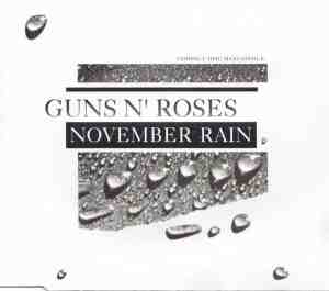 Foto: Guns n roses november rain sweet child o mine patience cd maxi single