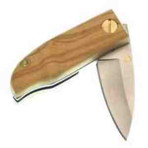 Foto: Cuchilleria joker sporting knives superklein volwaardig vouwmes olijfhout handvat