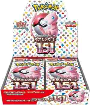 Foto: Pokemon kaarten   151 set   japanese boosterbox