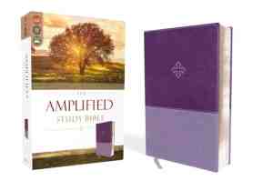 Foto: Amplified study bible imitation leather purple