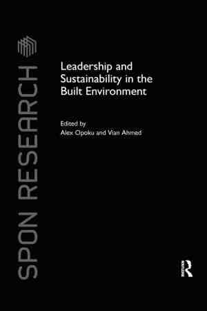 Foto: Spon research leadership and sustainability in the built environment