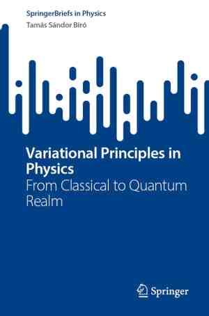 Foto: Springerbriefs in physics variational principles in physics
