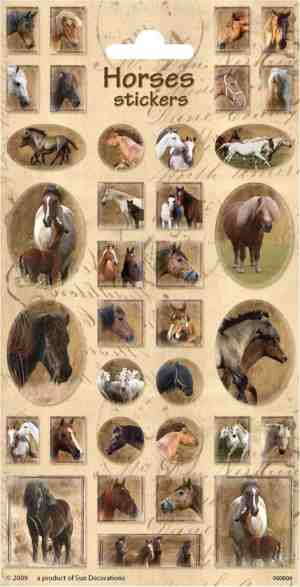 Foto: Stickers paarden