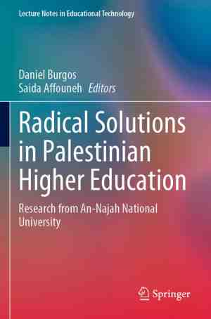 Foto: Lecture notes in educational technology  radical solutions in palestinian higher education