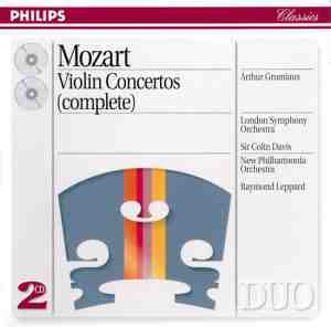Foto: Arthur grumiaux london symphony orchestra new philharmonia orchestra   mozart  violin concertos complete 2 cd complete