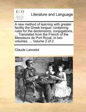 Foto: A new method of learning with greater facility the greek tongue