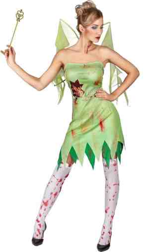 Foto: Lucida   bloederige groene fee kostuum voor vrouwen   l