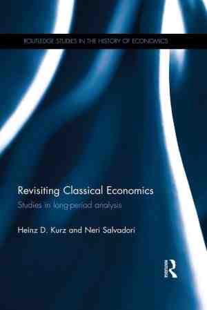 Foto: Routledge studies in the history of economics   revisiting classical economics