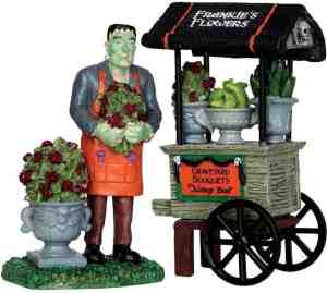 Foto: Lemax graveyard bouquets set of 2 kersthuisjes kerstdorpen