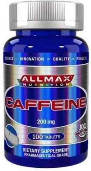 Foto: Allmax nutrition caffeine 200mg pre workout   100 tabletten