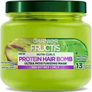 Foto: Fructis nutri curls protein hair bomb hydraterend masker voor krullend haar 320ml