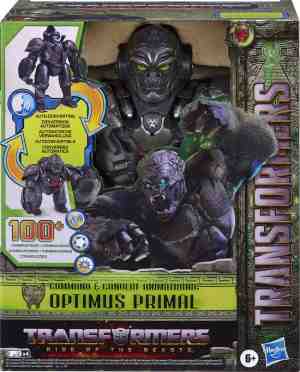 Foto: Transformers rise of the beasts command and convert animatronic optimus primal   actiefiguur