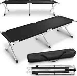 Foto: Wildebeest veldbed 190cm   kampeerbed opvouwbaar 150kg inclusief draagtas   stretcher   campingbed   opklapbed   outdoor   kamperen