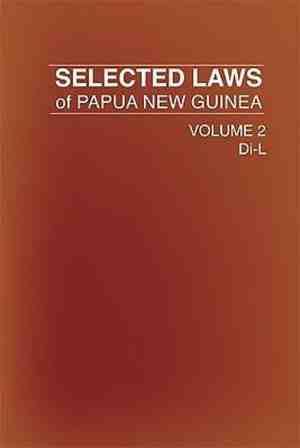Foto: Selected laws of papua new guinea