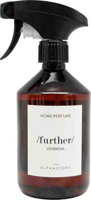 Foto: The olphactory luxe room spray huisparfum further zachte frisheid en milde kruidigheid met lemon verbena