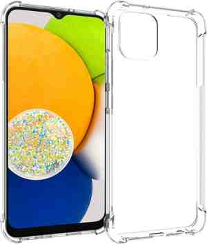 Foto: Imoshion hoesje geschikt voor samsung galaxy a03 hoesje siliconen   imoshion shockproof case   transparant