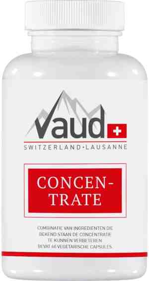 Foto: Vaud concentrate concentratie pil 60 vegetarische capsules studeerpil concentratiepil