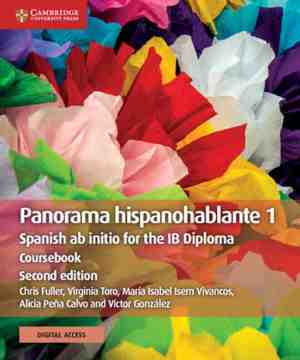 Foto: Panorama hispanohablante 1 coursebook with digital access 2 years spanish ab initio for the ib diploma
