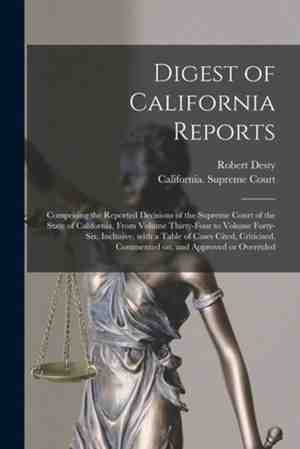 Foto: Digest of california reports