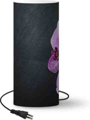 Foto: Lamp nachtlampje tafellamp slaapkamer orchidee bloemen roze flora 54 cm hoog 22 9 cm inclusief led lamp