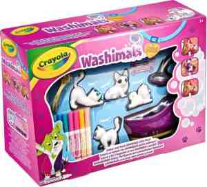 Foto: Crayola washimals   huisdieren   activiteitenset kleuren wassen en opnieuw kleuren met dieren