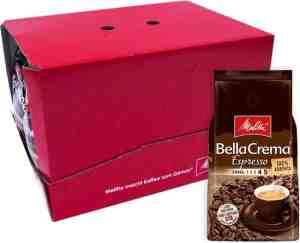Foto: Melitta bellacrema espresso koffiebonen   8 x 1 kg