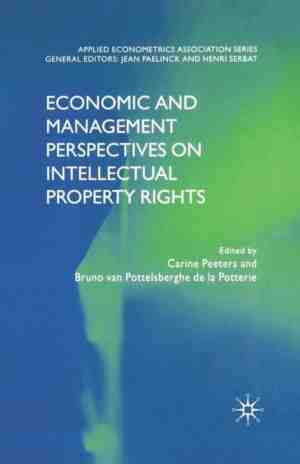 Foto: Applied econometrics association series  economic and management perspectives on intellectual property rights