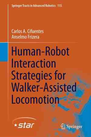 Foto: Springer tracts in advanced robotics 115   human robot interaction strategies for walker assisted locomotion